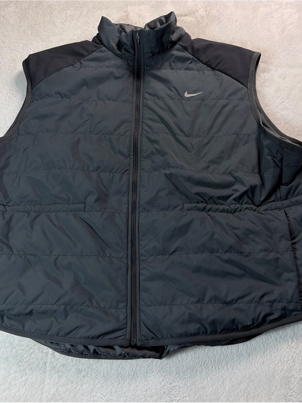 Nike Therma-FIT Swift Running Full Zip Vest Women’s XXL. Pockets & Cinch Waist